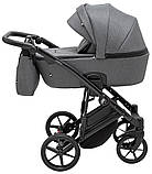 Коляска універсальна 2в1 Adamex Mobi Air Thermo New TIP TK-57 (сумка, кошик, чохол на ніжки) Графіт, фото 3