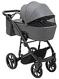Коляска універсальна 2в1 Adamex Mobi Air Thermo New TIP TK-57 (сумка, кошик, чохол на ніжки) Графіт, фото 5