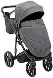 Коляска універсальна 2в1 Adamex Mobi Air Thermo New TIP TK-57 (сумка, кошик, чохол на ніжки) Графіт, фото 6