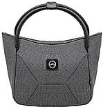 Коляска універсальна 2в1 Adamex Mobi Air Thermo New TIP TK-57 (сумка, кошик, чохол на ніжки) Графіт, фото 9