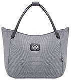 Коляска універсальна 2в1 Adamex Mobi Air Thermo New TIP TK-60 (сумка, кошик, чохол на ніжки) Сіра, фото 10