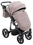 Коляска універсальна 2в1 Adamex Mobi Air Thermo New TIP TK-72 (сумка, кошик, чохол на ніжки) Капучино, фото 6