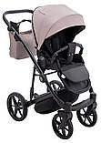 Коляска універсальна 2в1 Adamex Mobi Air Thermo New TIP TK-72 (сумка, кошик, чохол на ніжки) Капучино, фото 7