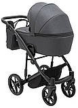 Коляска універсальна 2в1 Adamex Mobi Air Thermo New TIP TK-79 (сумка, кошик, чохол на ніжки) Графіт, фото 4