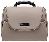 Коляска універсальна 2в1 Adamex Nola Natura 4 cappuccino (сумка, кошик, чохол на ніжки) Бежева, фото 9