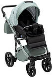 Коляска універсальна 2в1 Adamex Nola Natura 8 mint (сумка, кошик, чохол на ніжки) М'ятна, фото 8