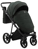 Коляска універсальна 2в1 Adamex Porto Lux TK-50 (сумка, кошик, чохол на ніжки) Зелена, фото 6