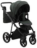 Коляска універсальна 2в1 Adamex Porto Lux TK-50 (сумка, кошик, чохол на ніжки) Зелена, фото 7