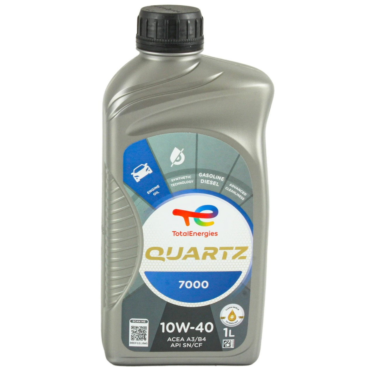 Олива моторна Quartz 7000 SN/CF 10W-40 1 л (201528) Total