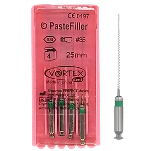 Paste Fillers №35 25мм Пасте Філерс 4шт каналонаповнювач Vortex