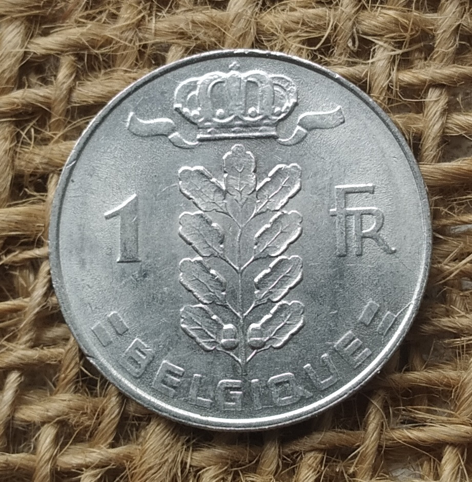 1 франк 1979 року. Бельгiя