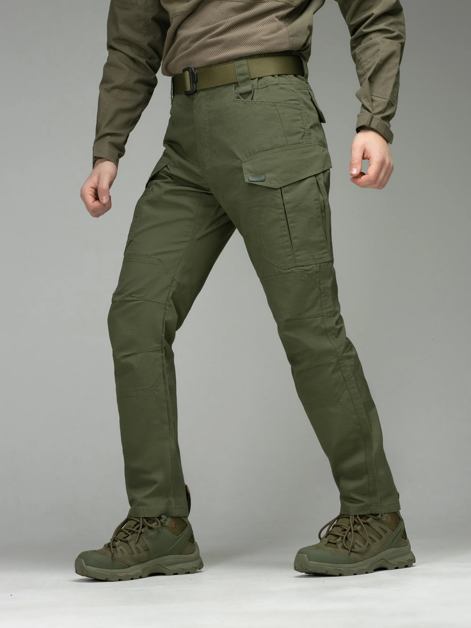 Брюки карго чоловічі Ranger хакі, штани з кишенями чоловічі олива