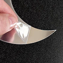 Акрилові наклейки дзеркальні Місяць Сонце та зірки 7 шт. набір Б336, фото 4