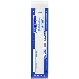 Крафт пакети для стерилізації ProSteril 50х200 мм, 100 шт. прозорі комбіновані