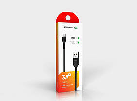 Кабель Grand-X USB-micro USB PM-03B 3A, 1m, CU, Fast Сharge, Black, BOX, фото 4