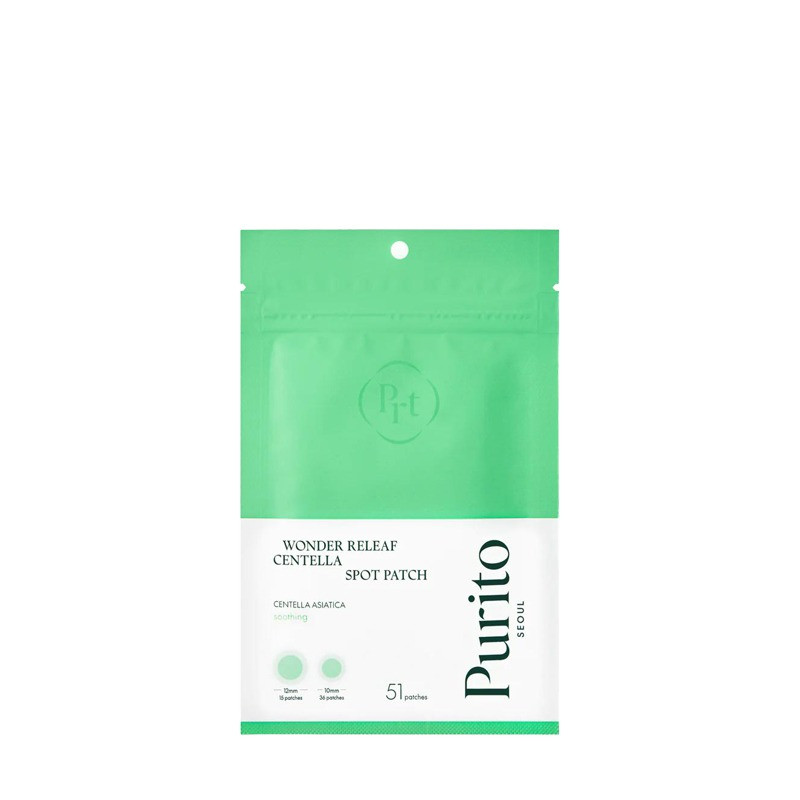 Патчі антибактеріальні проти прищів PURITO All Care Recovery Cica-Aid, 51 шт (100330)