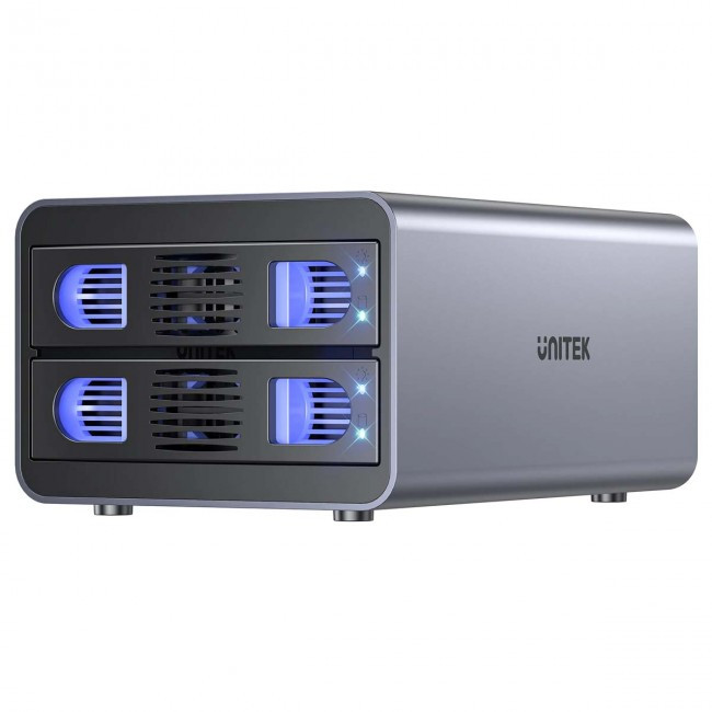 Unitek Case RAID dysk SATA 2.5''/3.5'' 40TB 10Gb/s