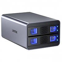 Unitek Case RAID dysk SATA 2.5''/3.5'' 40TB 10Gb/s, фото 6