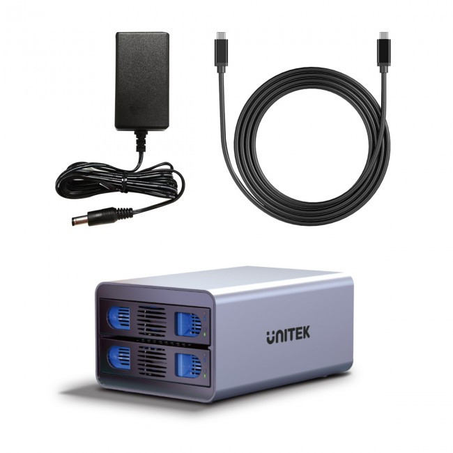 Unitek Case RAID do disk SATA 2.5''/3.5''