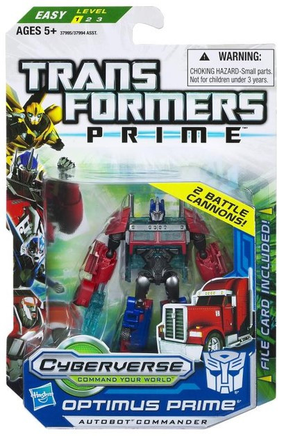 Трансформер HASBRO Оптимус Прайм командувач Кіберсвіт Transformers Prime Cyberverse Optimus Prime Commander Class 10 см