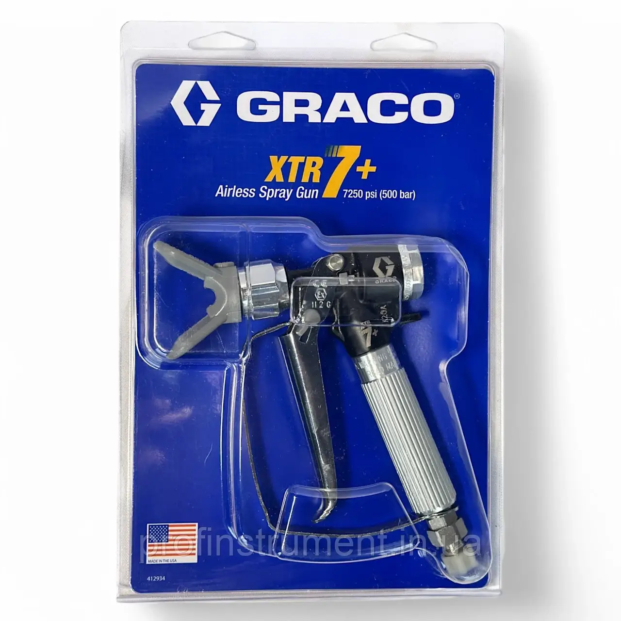 Пістолет GRACO XTR 7+ (500Bar) для безповітряного фарбування