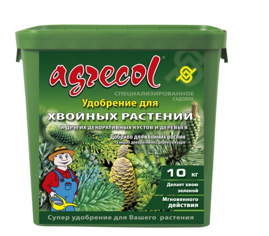Добриво 10 кг для хвойних рослин Agrecol