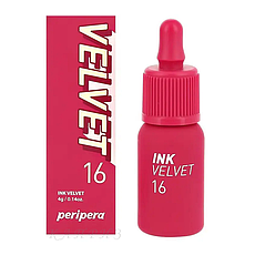 Матова помада для губ Peripera Ink Velvet #16 Heart Fuchsia Pink 4 г