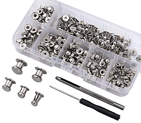 Набір кобурних гвинтів 5*20 колір Нікель