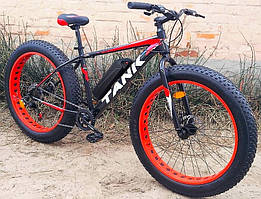 Електровелосипед фетбайк 26/4.0 Cross 500 W 48 V/13AH, 20 А PAS позашляховик, заднє мотор колесо електрофетбайк