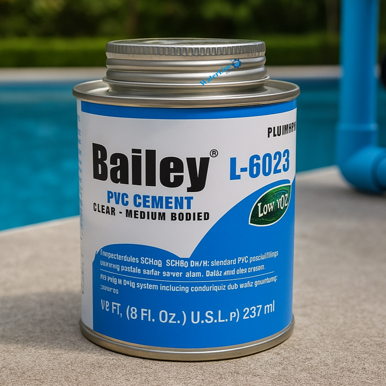 Клей для труб ПВХ Bailey L-6023 прозорий 237 мл