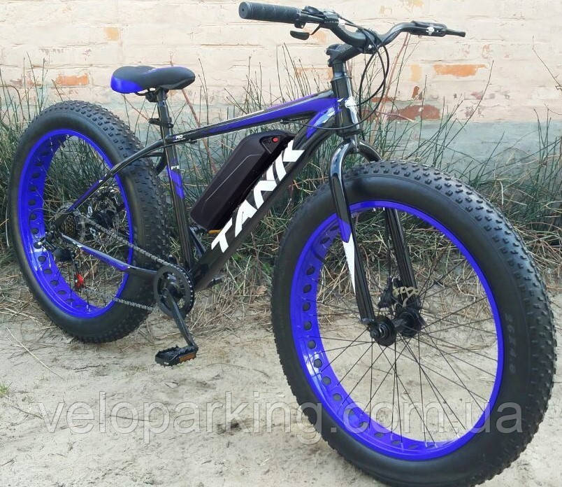 Електрофетбайк 26/4.0 Cross 500 W 48 V/13AH, 20 А PAS позашляховик, заднє мотор колесо