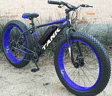 Електровелосипед 26/4.0 фетбайк 1200W 48V/17.5Ah, 25 А PAS Cross позашляховик заднє колесо електрофетбайк