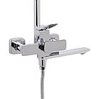 Душова система універсальна Qtap Presto на три споживачі (з виливом) QTPRE111CRM45575 Chrome, фото 4