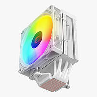 Rampage Octagon C70 Chłodzenie procesora LGA1700/AM5 LCD wentylator infinity 120mm ARGB White, фото 2