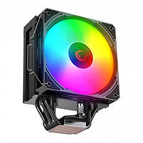 Rampage Octagon C70 Chłodzenie procesora LGA1700/AM5 LCD wentylator infinity 120mm ARGB Black, фото 3
