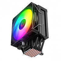 Rampage Octagon C70 Chłodzenie procesora LGA1700/AM5 LCD wentylator infinity 120mm ARGB Black, фото 4