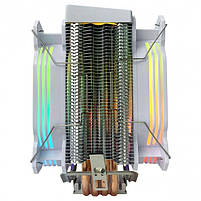 Rampage Octagon C60 Chłodzenie procesora LGA 1700/AM5 1800RPM 2 wentylatory 120mm ARGB White, фото 5