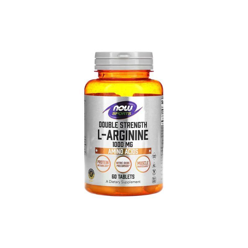 Амінокислота NOW FOODS L-Arginine, 1000 мг, 60 таблеток