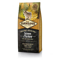 Корм сухой Carnilove Adult Large Breed Salmon and Turkey для взрослых собак больших пород весом от 25 кг с лососем и инд