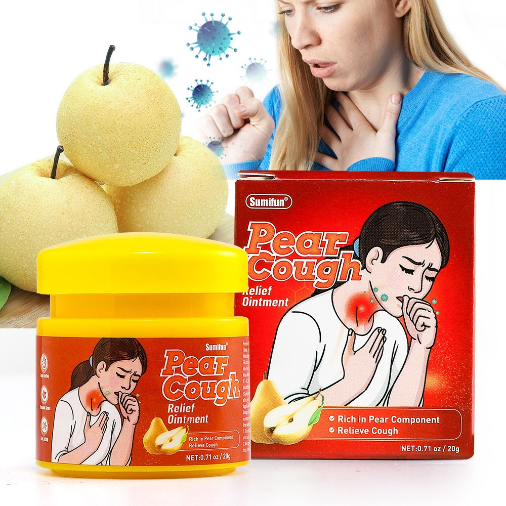 Крем проти кашлю Sumifun Pear 20 г. Зимова груша. мокрота, свербіж у горлі