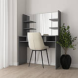 Туалетний столик з поличками та дзеркалом G00123, фото 6