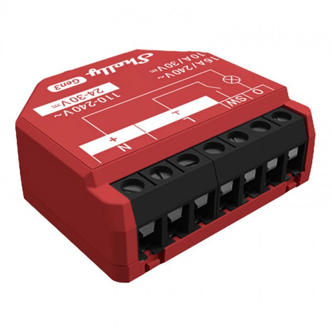 Shelly 1PM Gen3 WiFi/Bluetooth