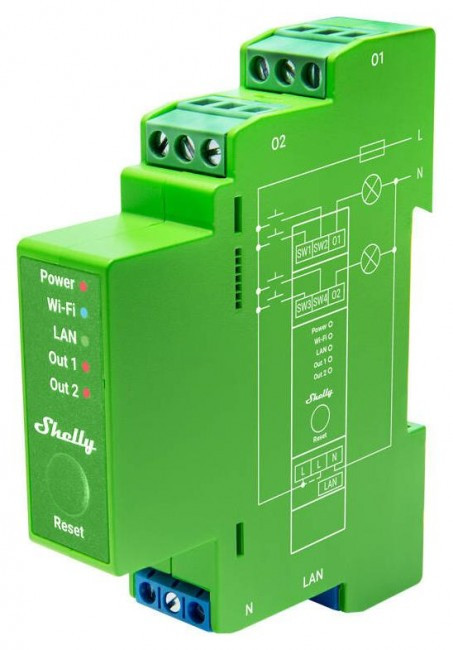 Shelly Pro Dimmer 2 WiFi/Bluetooth