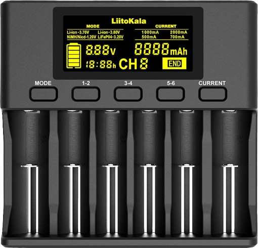 Зарядний пристрій Liitokala Lii-S6