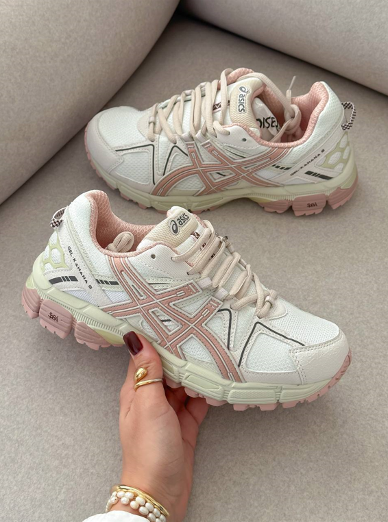Жіночі кросівки Asics Gel-Kahana 8 Beige Pink Асикс Кахана бежеві з рожевим весна літо
