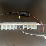 Світлодіодна панель на радіаторі 30 Ватів біле світло з драйвером 220 В, фото 3