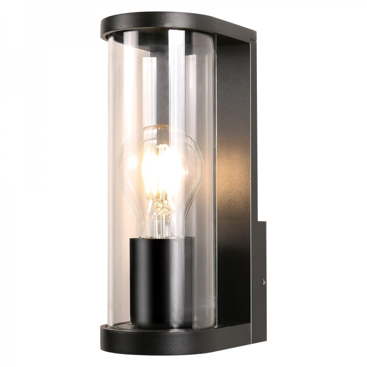 Світильник бра DH0110ARD BLACK Ardero настінний архітектурний під лампу Е27 220V IP54 119х83х222мм, фото 1