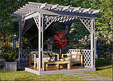 Пергола с подиумом «Гринвуд» 3 х 3 м, фото 4