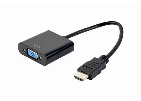 Адаптер Cablexpert HDMI — VGA V 1.4 (M/F) 0.15 м Black (A-HDMI-VGA-04), фото 3