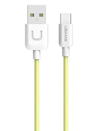 Кабель Usams US-SJ099 USB - USB Type-C, 1 м, Yellow, фото 1